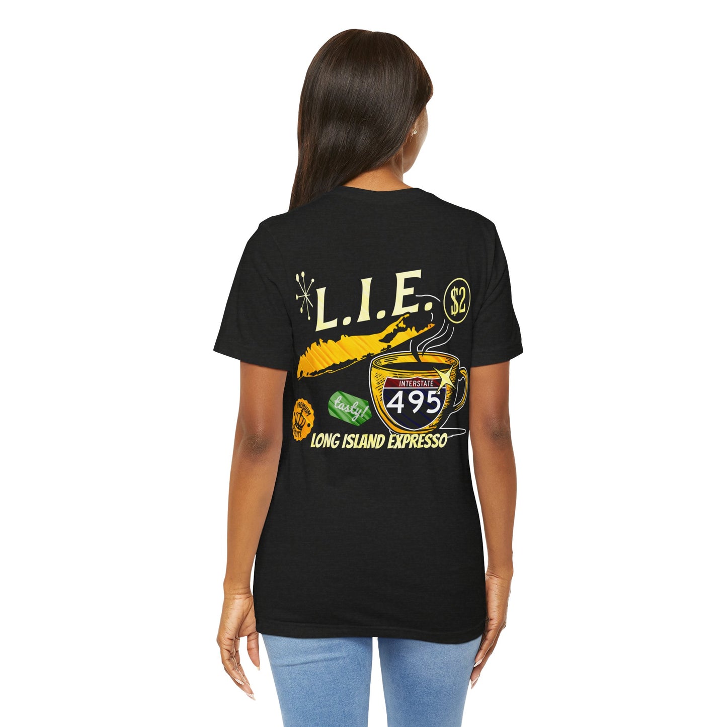 I-495, LONG ISLAND EXPRESSO Highway Route Tee