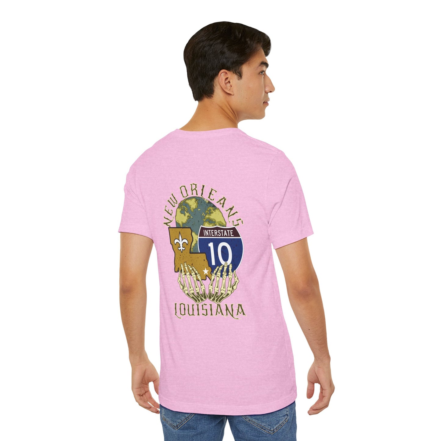 New Orleans Interstate 10 Highway Route Tee