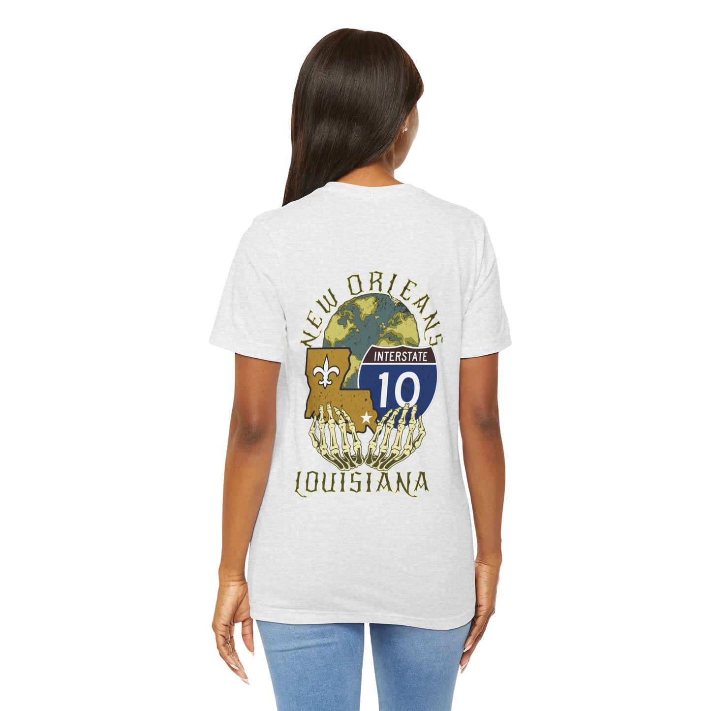 New Orleans Interstate 10 Highway Route Tee