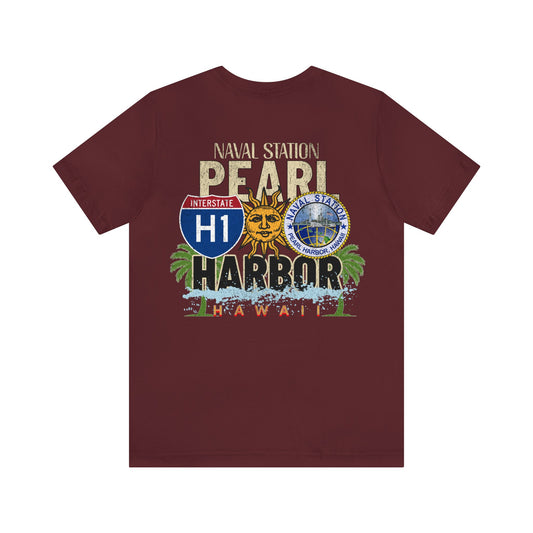 H-1, PEARL HARBOR, HI,  Unisex Jersey Short Sleeve Tee
