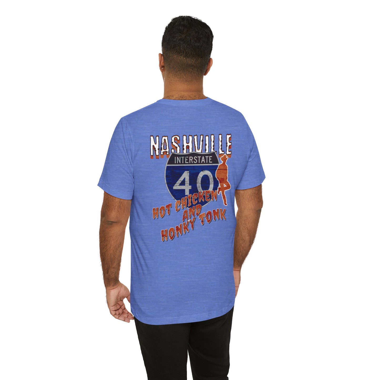 Nashville Interstate 40 Road Trip Country Music Tee