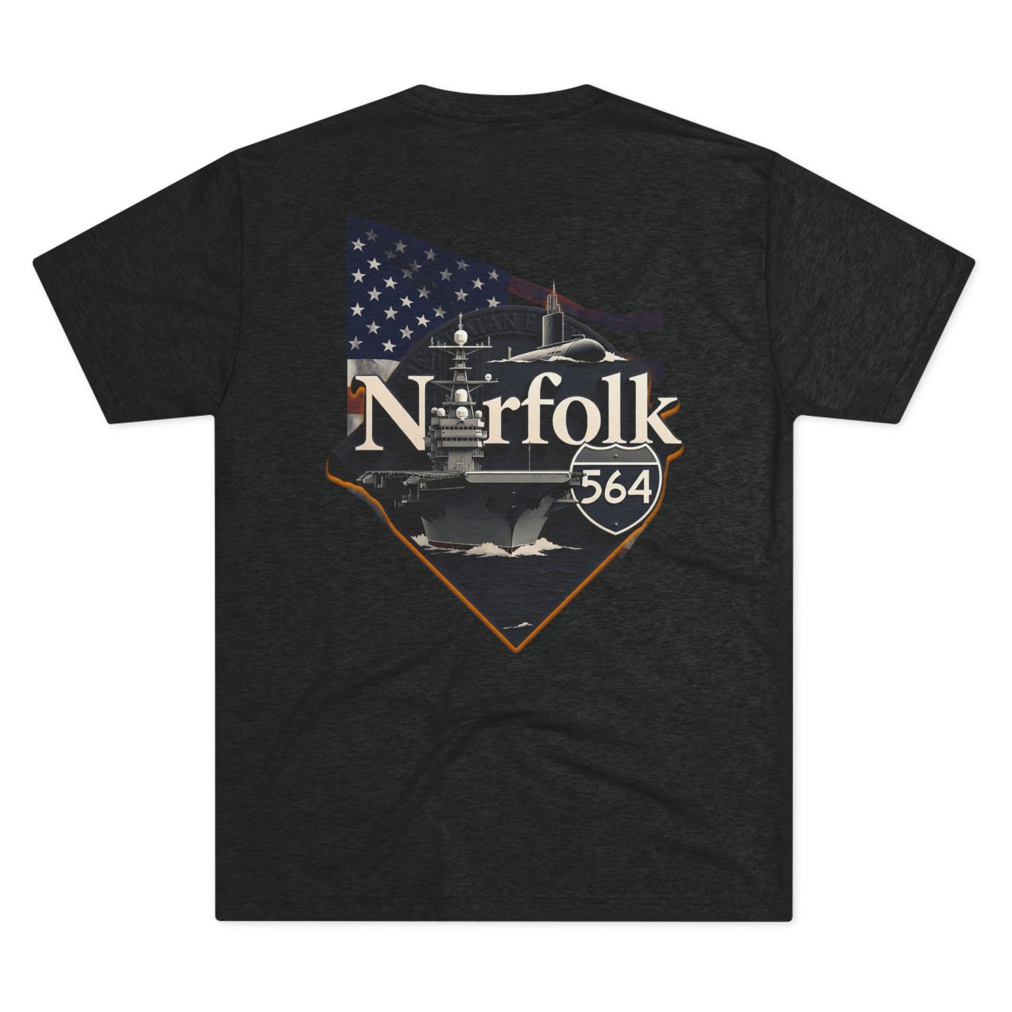 Norfolk Interstate 564 Tee — Home to the World’s Largest Naval Base