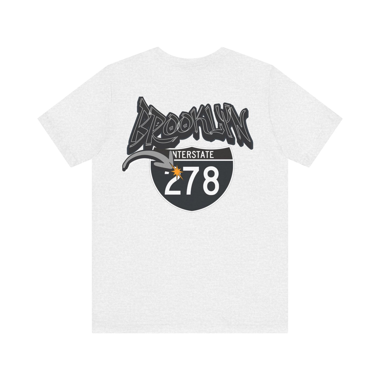 Unisex Tee - Interstate 278 Brooklyn New York Soft Blend Forgeddaboutit Design