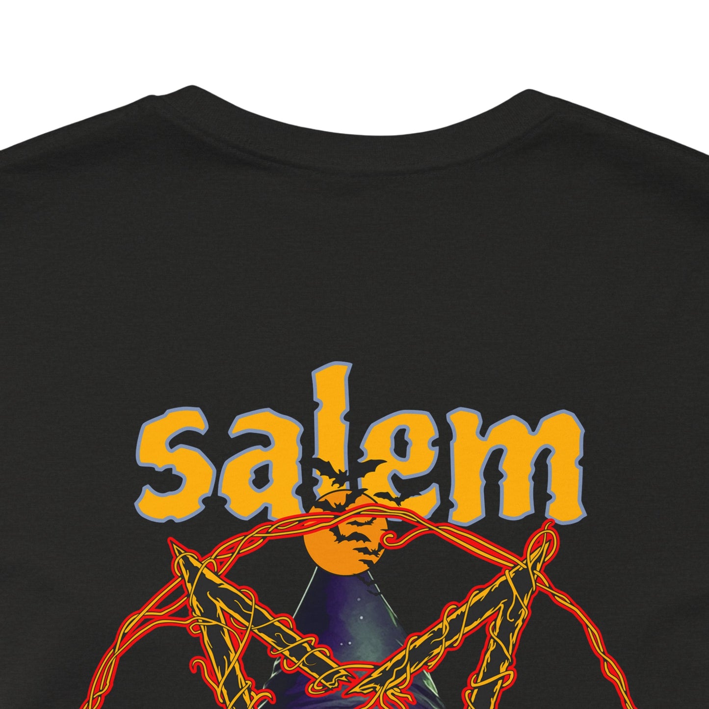 Salem Massachusetts Tee - Halloween Spooky Route 107 Unisex Jersey