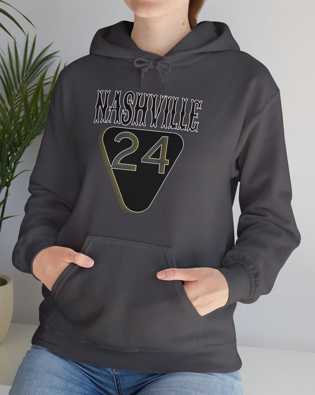 Hooded Sweatshirt Nashville Highway Route 24 Road Trip Soft Blend Apparel