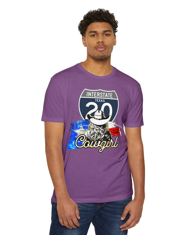 Interstate 20 Cowgirl Road Trip T-shirt