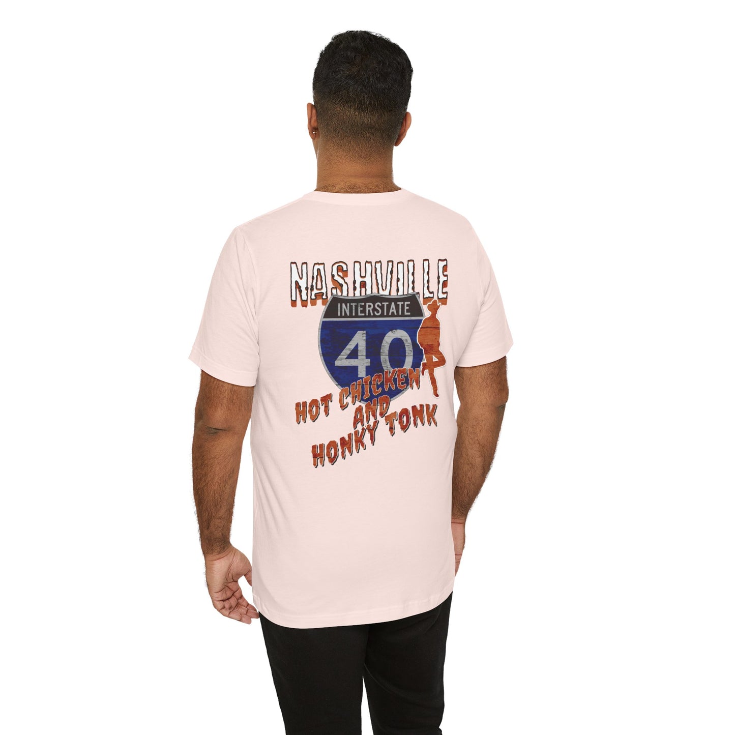 Nashville Interstate 40 Road Trip Country Music Tee