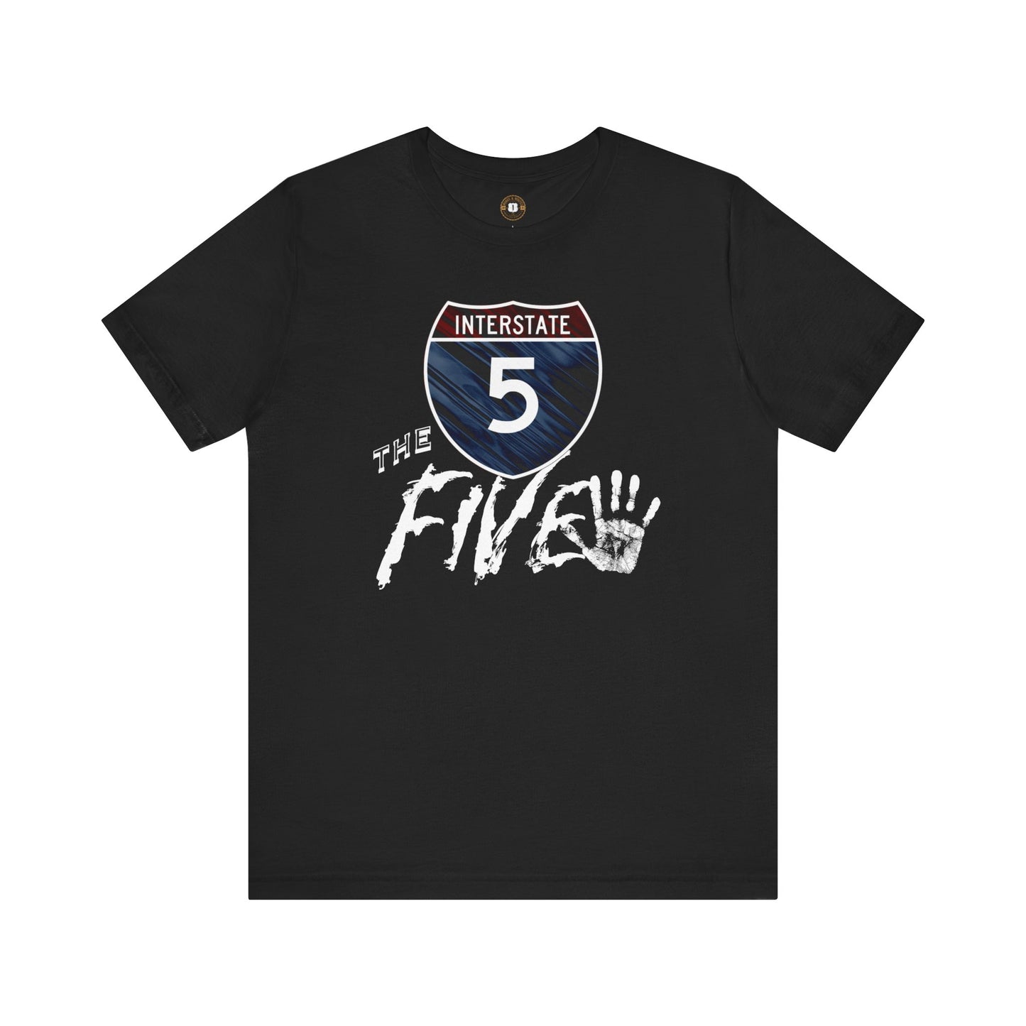 Interstate Five , West Coast Highway Route, soft blend tee, unisex