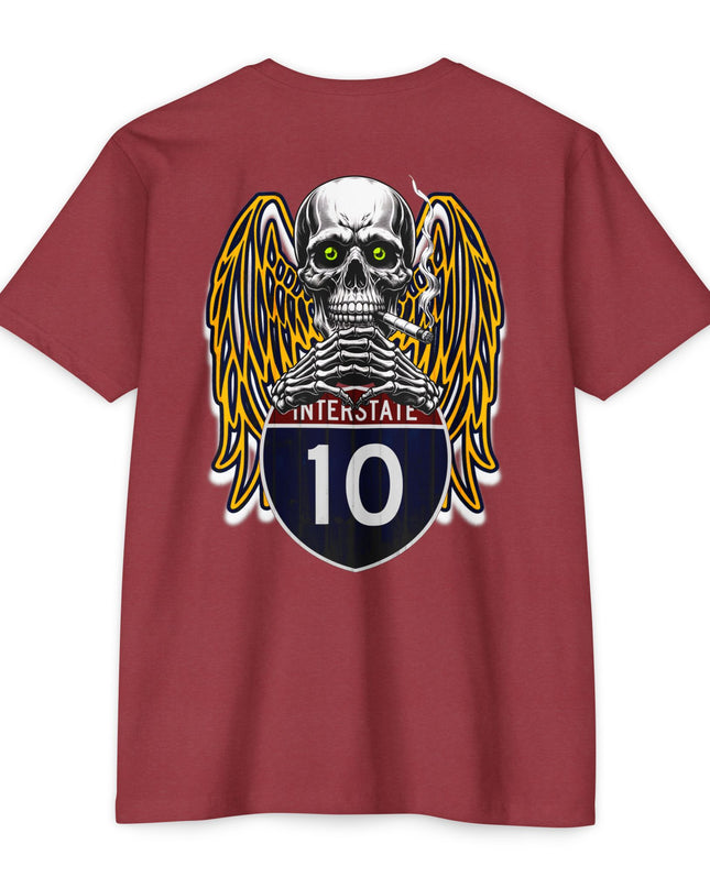 Interstate 10 T-shirt - Buckle Up for the Scary Journey