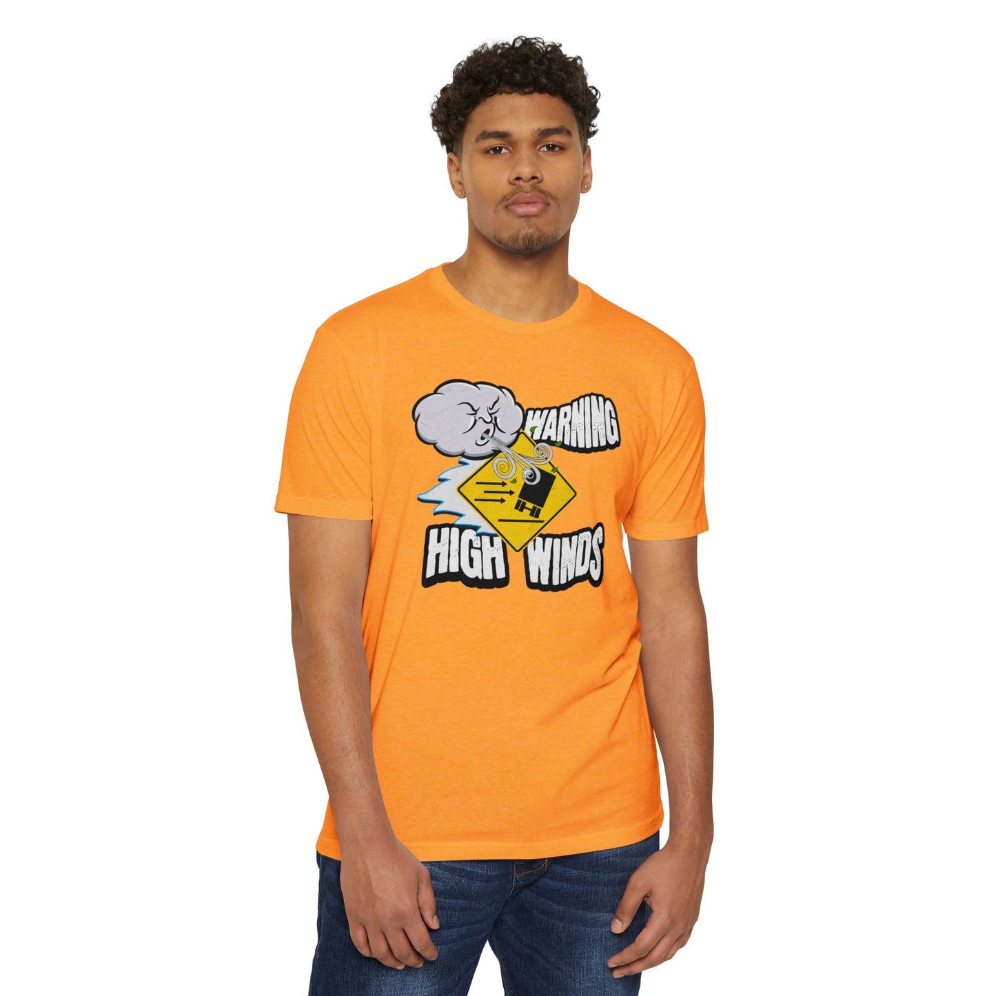 Funny Warning High Winds T-shirt