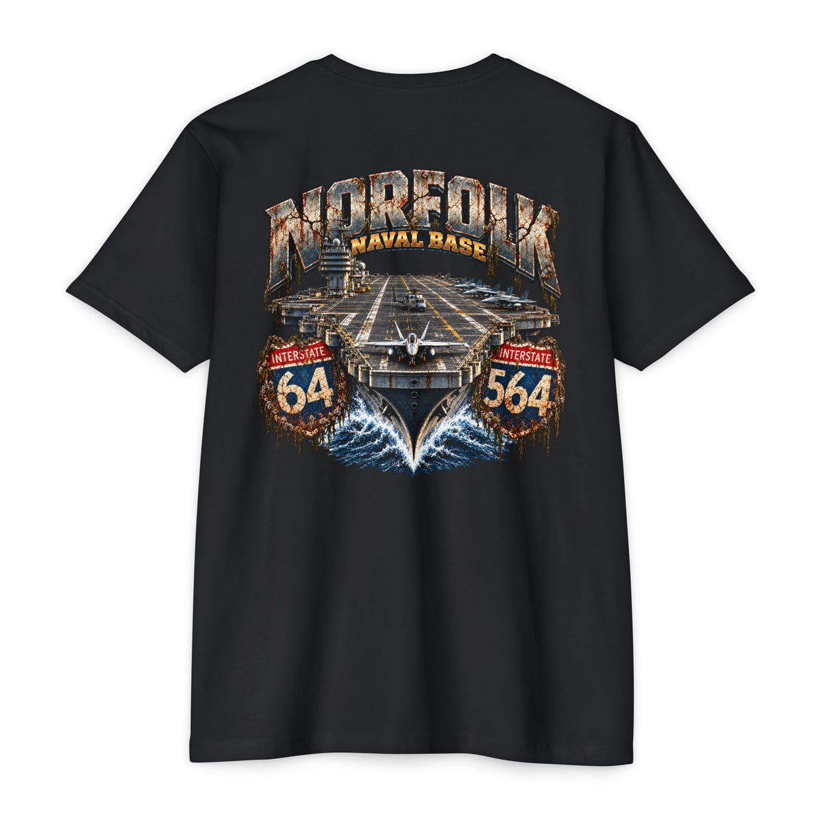 Norfolk Naval Base I-564 T-Shirt Navy Veteran