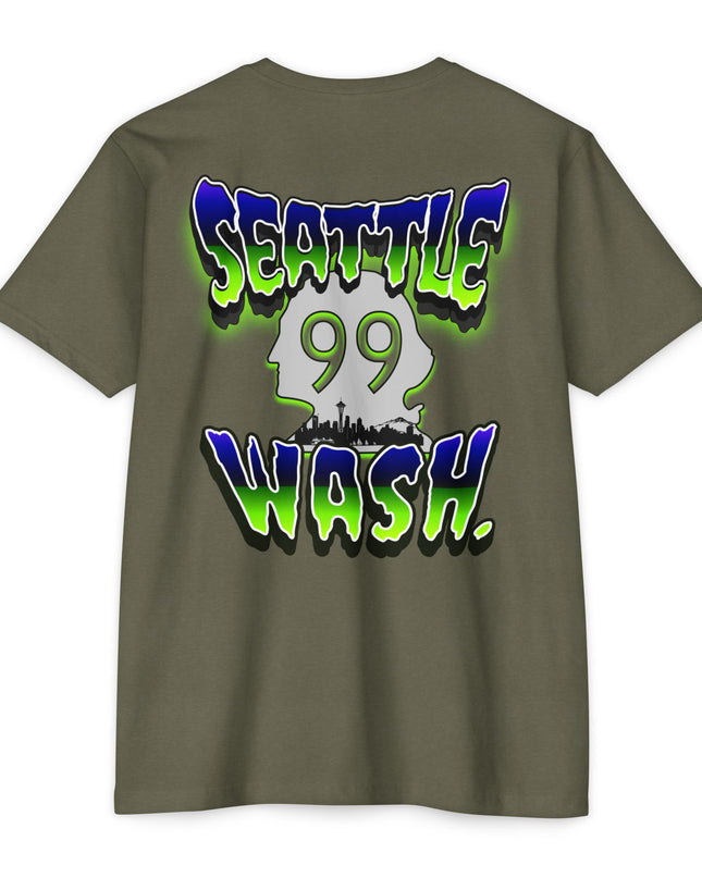 Seattle  Route 99  T-shirt - Roads and Routes Apparel