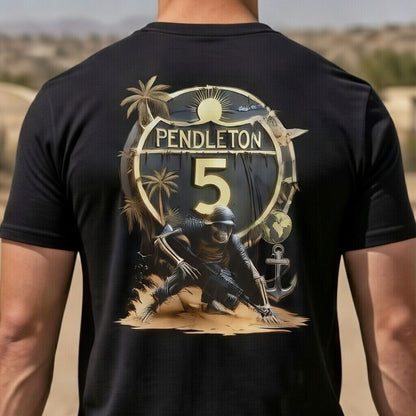 Camp Pendleton Interstate 5 Military Route Tee