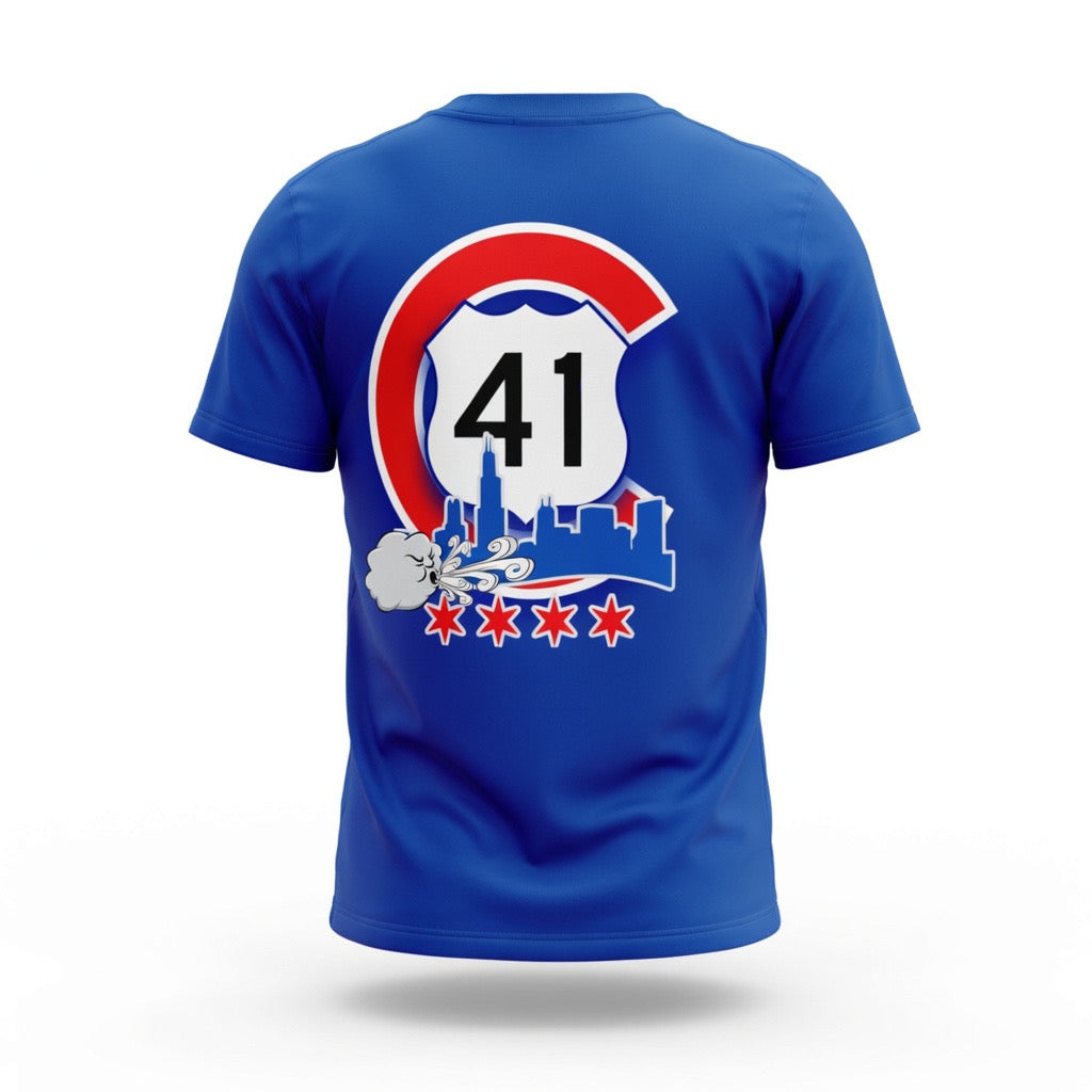 Route 41 Chicago T-Shirt | US Route 41 Lake Shore Drive Tee | Chicago IL Highway Shirt