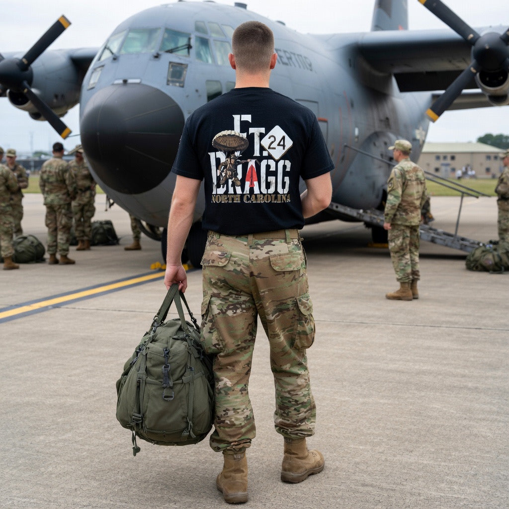 Fort Bragg North Carolina Route 24 Tee