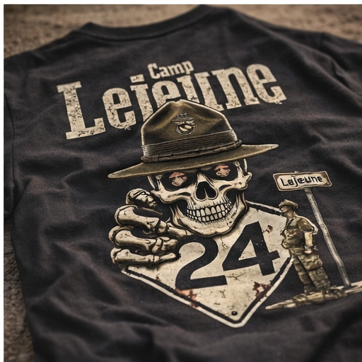 Camp Lejeune  Highway 24 North Carolina T-Shirt