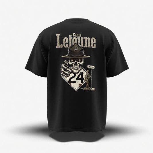Camp Lejeune  Highway 24 North Carolina T-Shirt — Military Base Tribute