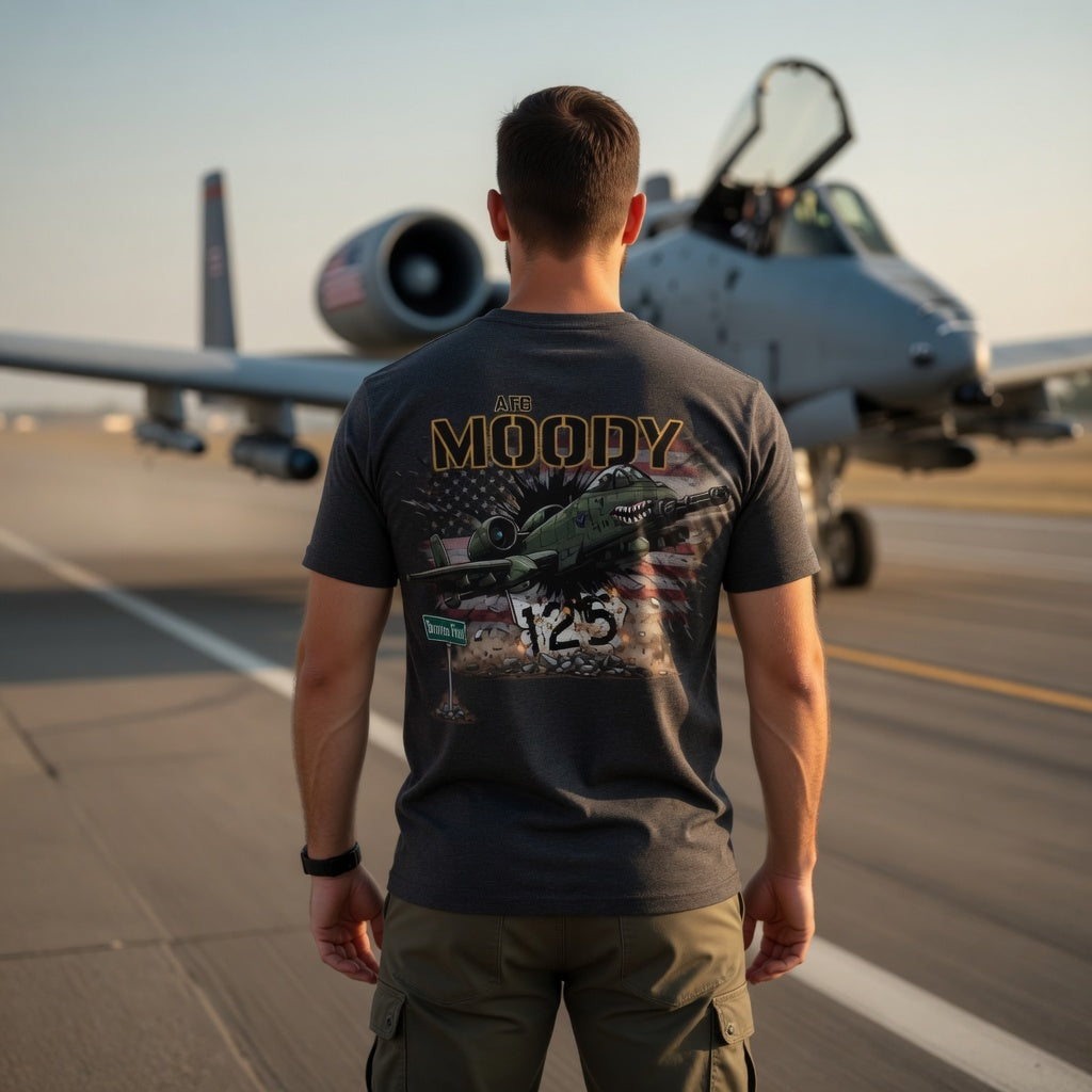 Moody AFB Route 125 Military Tribute Tee
