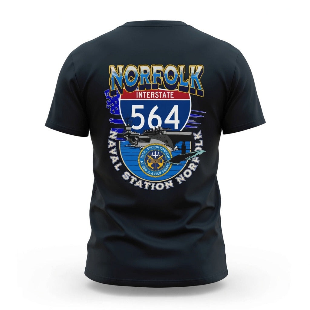 Interstate 564 Norfolk Naval Base T-Shirt