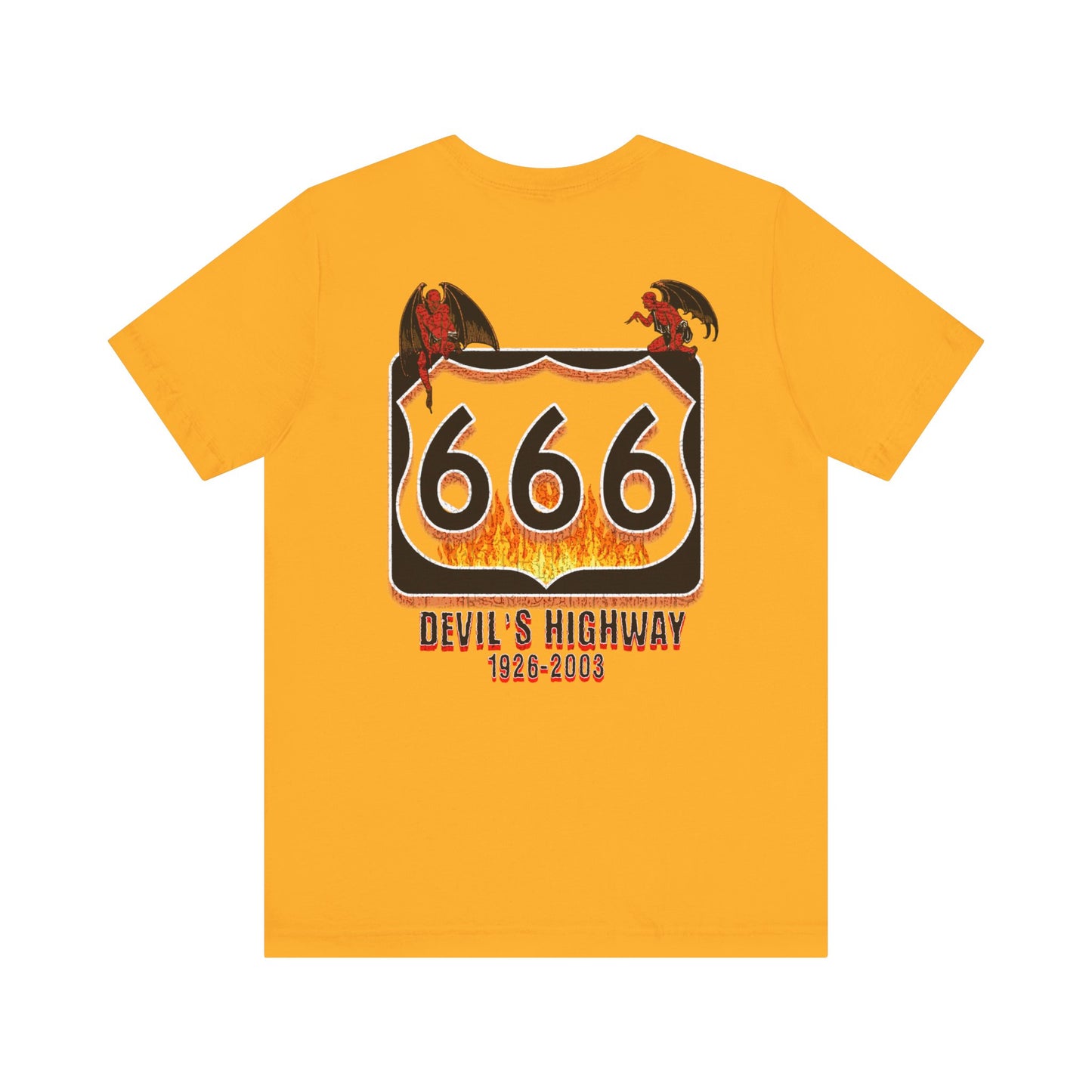 Highway Route  666 The Devil's Highway Unisex Soft Blend Tee