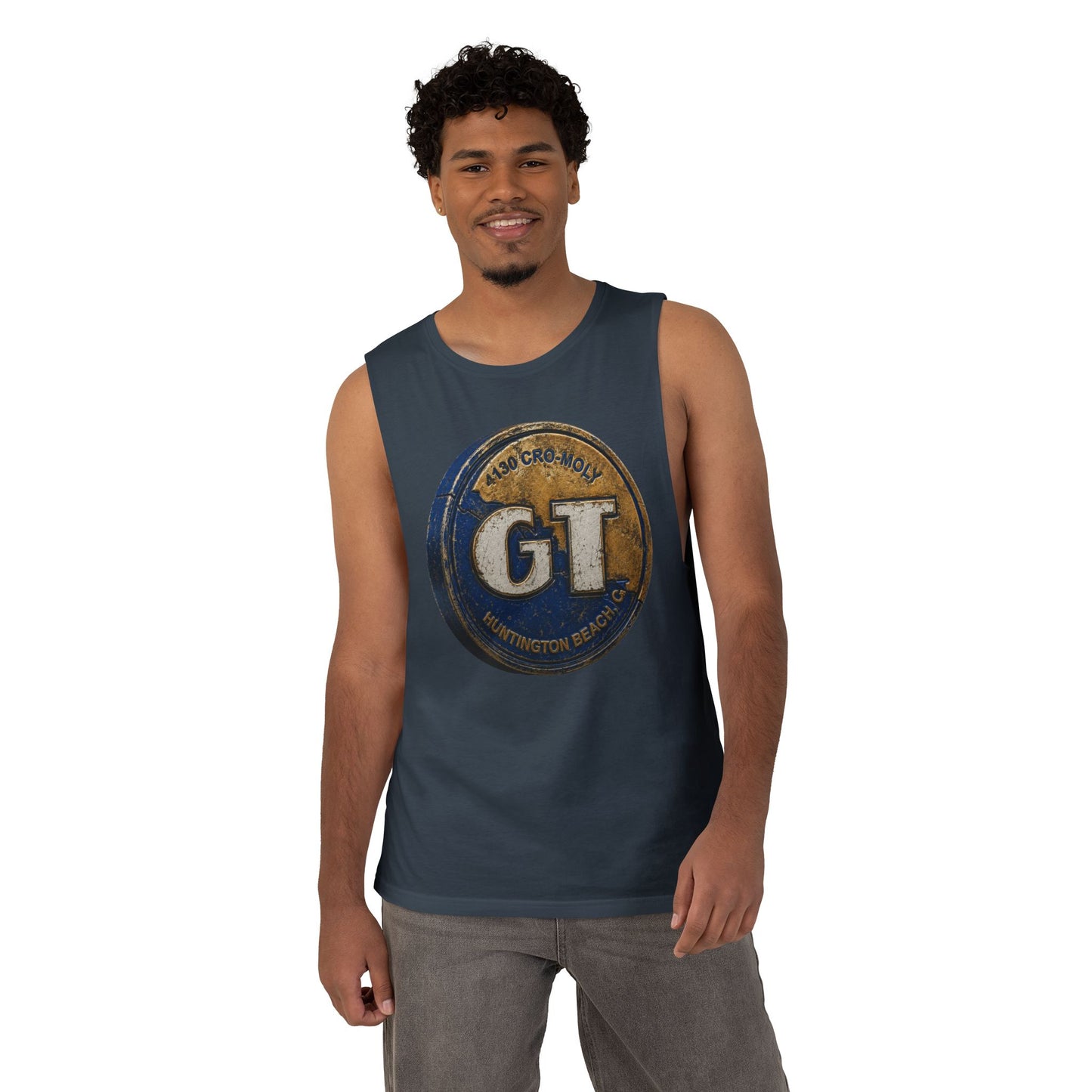 GT BMX Vintage Logo Tank Top — Retro BMX Cycling Muscle Tee