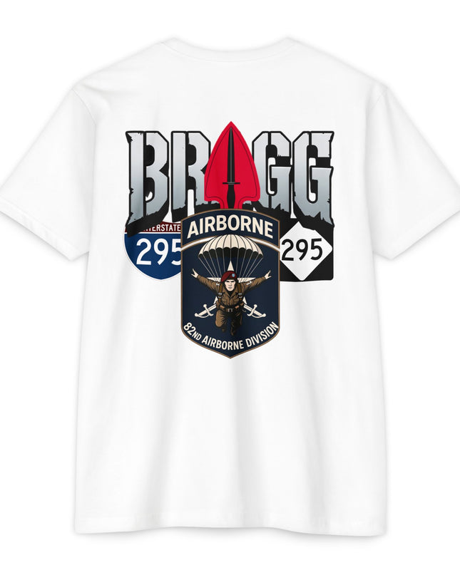Fort Bragg I-295 Military Tee Shirt: Interstate 295 Highway Airborne Apparel