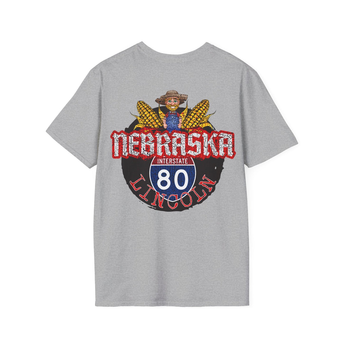 I-80 LINCOLN NEBRASKA, Unisex Softstyle T-Shirt