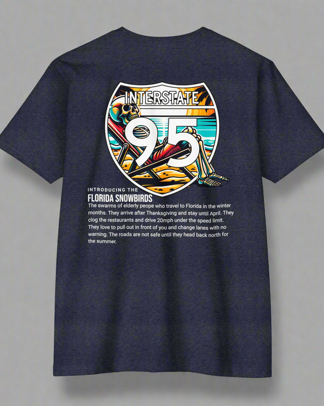 Florida Snowbirds Interstate 95 - Roads and Routes Apparel