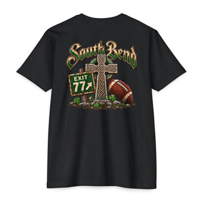 Exit 77 South Bend Indiana Tee Retro Highway Sign Shirt
