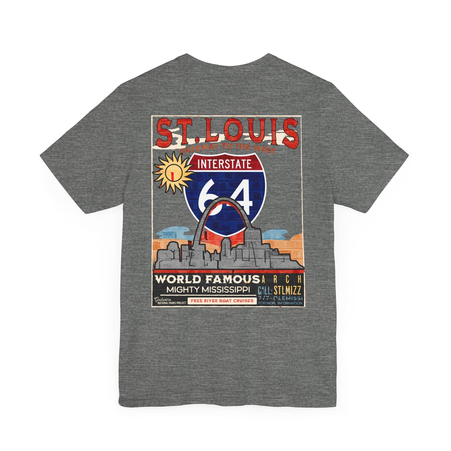 Interstate 64 St Louis, MO Highway Route Apparel