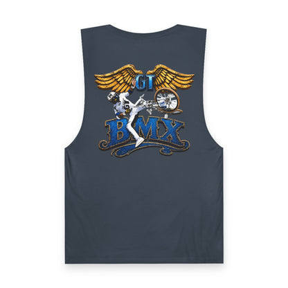 GT BMX Vintage Logo Tank Top — Retro BMX Cycling Muscle Tee