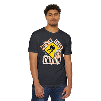 Funny Caution Elderly Driver T-shirt