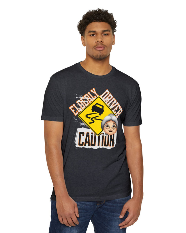 Funny Caution Elderly Driver T-shirt