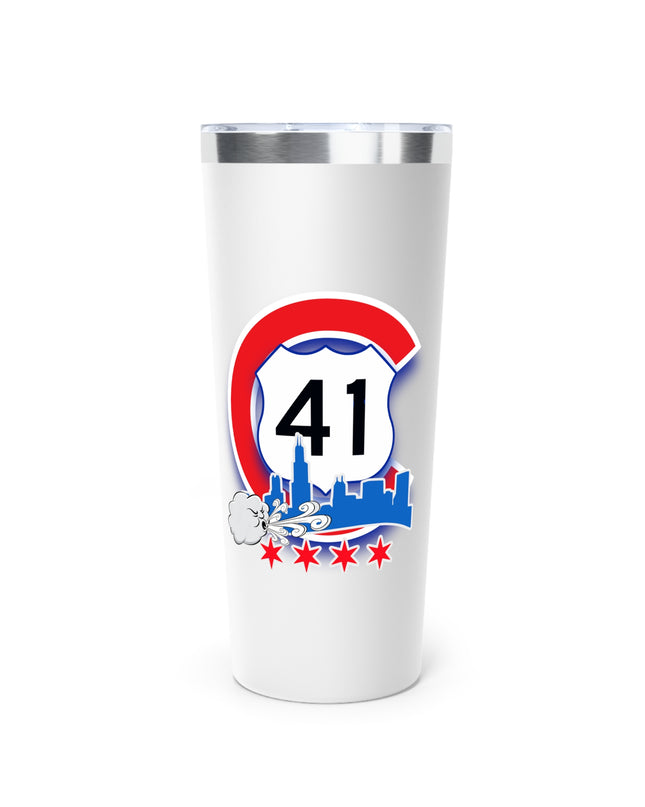 Tumbler - Chicago Route 41, The Windy City, Cub Territory - 22oz