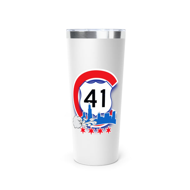 Tumbler - Chicago Route 41, The Windy City, Cub Territory - 22oz - Roads and Routes Apparel