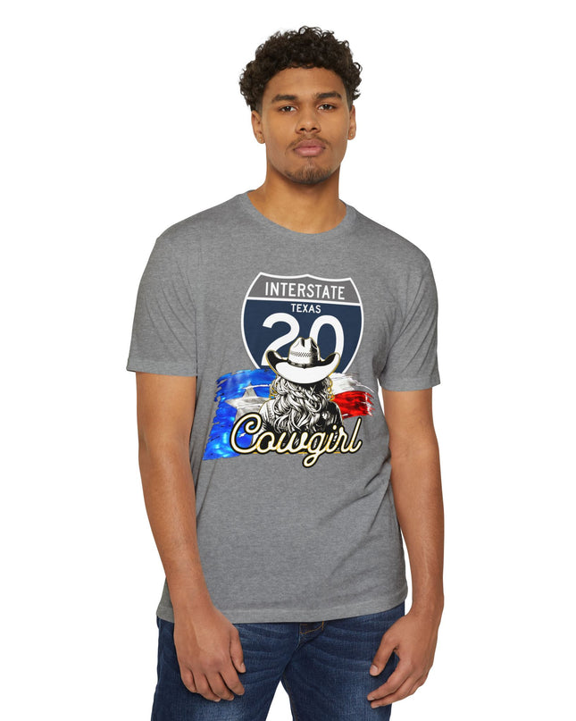 Interstate 20 Cowgirl Road Trip T-shirt