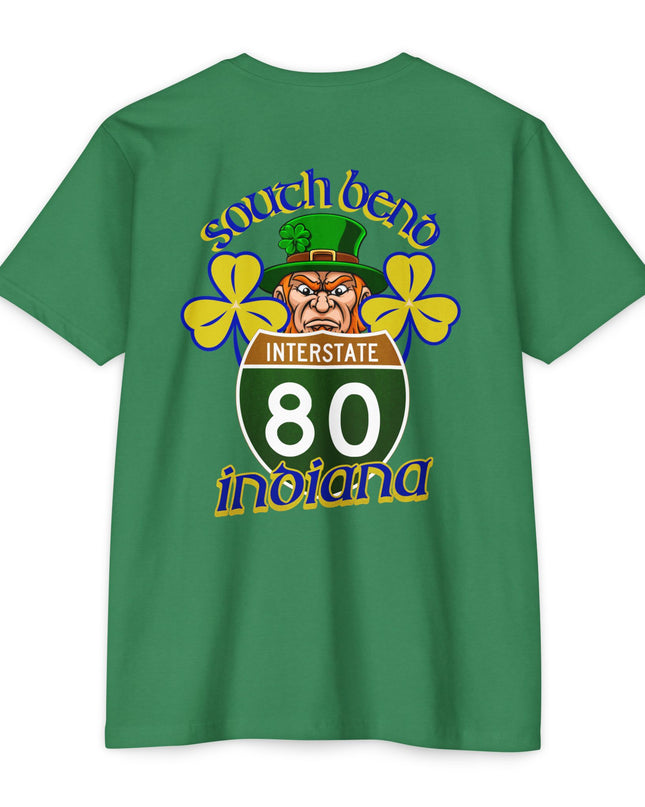 Interstate 80 South Bend Indiana Fighting Town - Roads and Routes Apparel