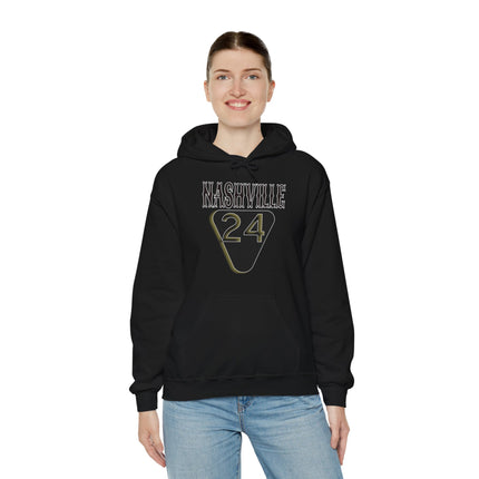 Hooded Sweatshirt Nashville Highway Route 24 Road Trip Soft Blend Apparel