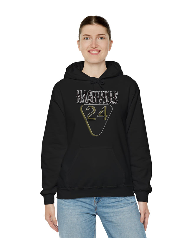 Hooded Sweatshirt Nashville Highway Route 24 Road Trip Soft Blend Apparel