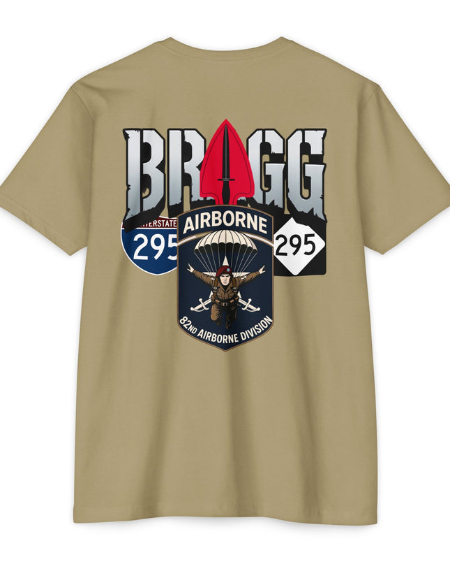 Fort Bragg I-295 Military Tee Shirt: Interstate 295 Highway Airborne Apparel