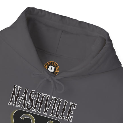 Hooded Sweatshirt Nashville Highway Route 24 Road Trip Soft Blend Apparel