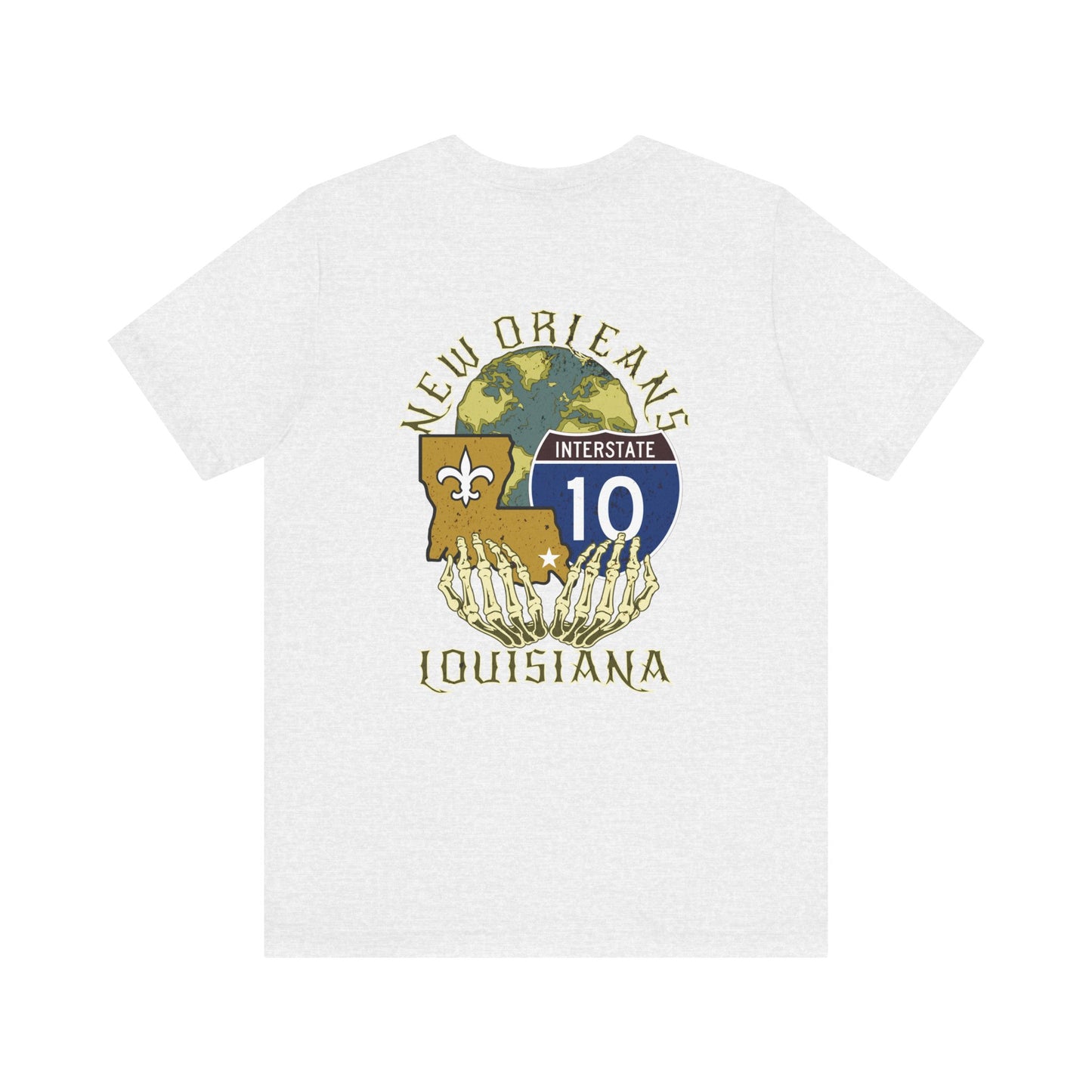 New Orleans Interstate 10 Highway Route Tee