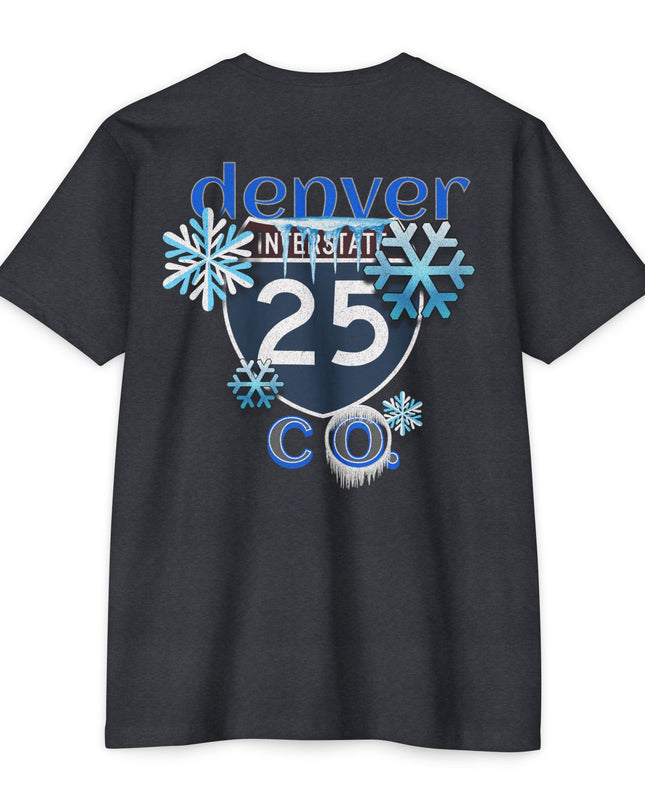 Interstate 25 Denver Colorado Snowy Mile High City