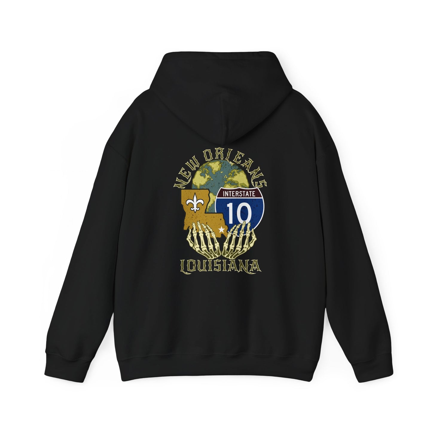 Interstate 10 New Orleans Hoodie