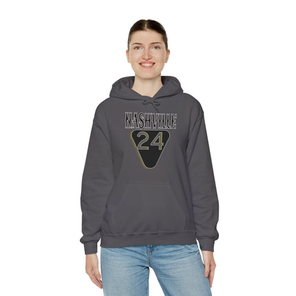 Hooded Sweatshirt Nashville Highway Route 24 Road Trip Soft Blend Apparel