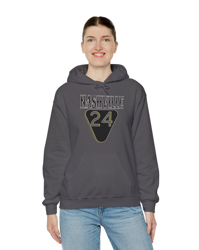 Hooded Sweatshirt Nashville Highway Route 24 Road Trip Soft Blend Apparel