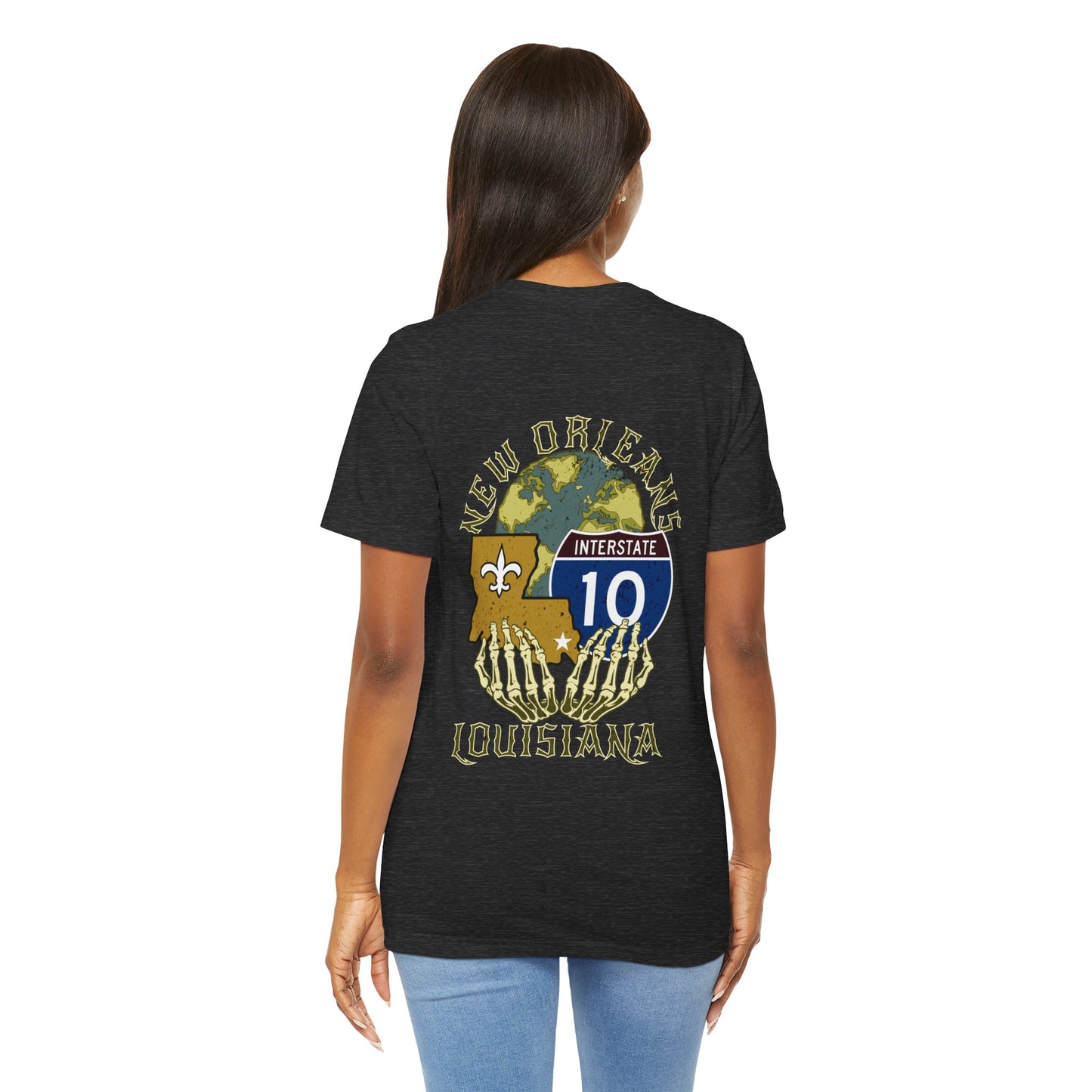 New Orleans Interstate 10 Highway Route Tee