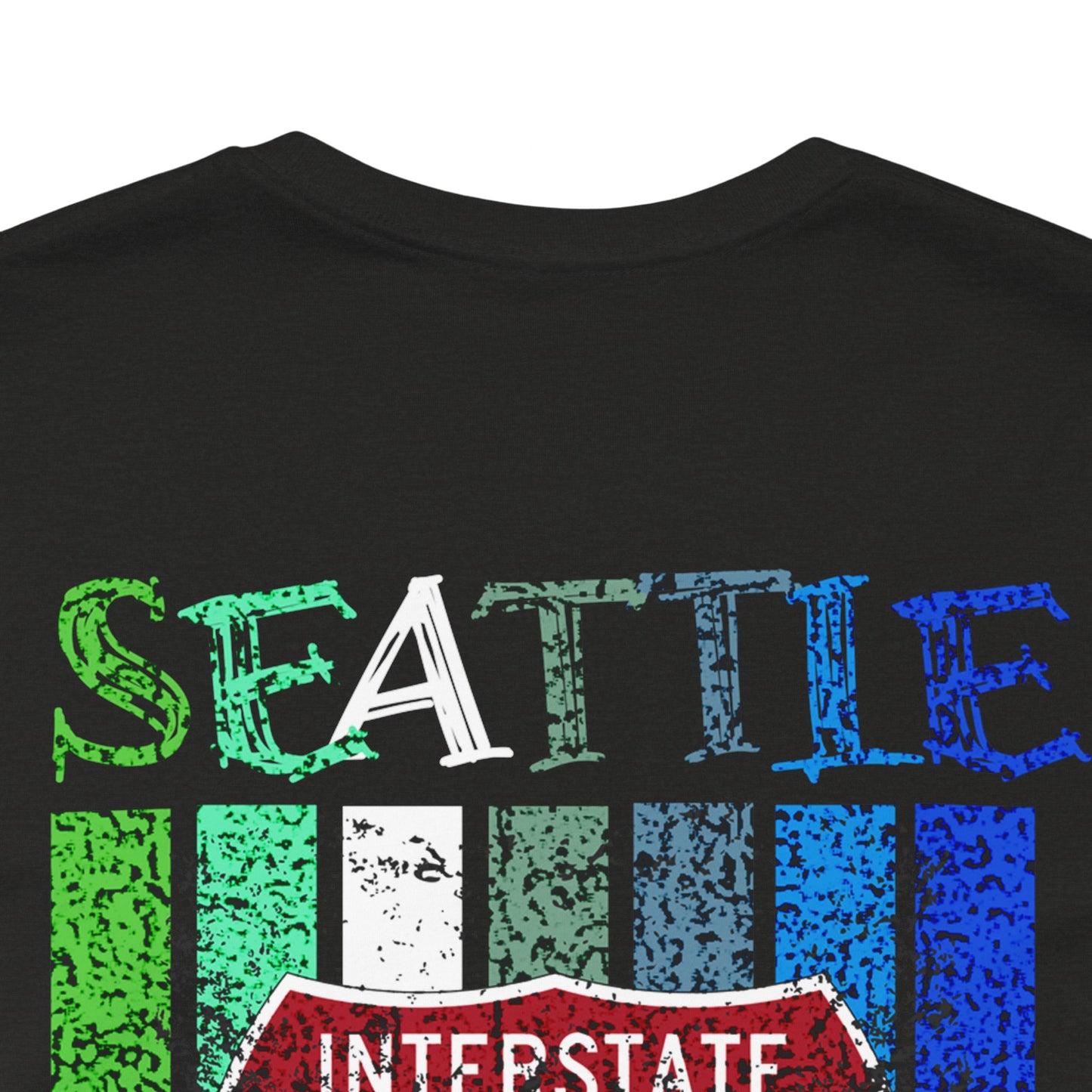 Interstate 5 Seattle Highway Route Apparel - Soft Blend Travel  Unisex Tee