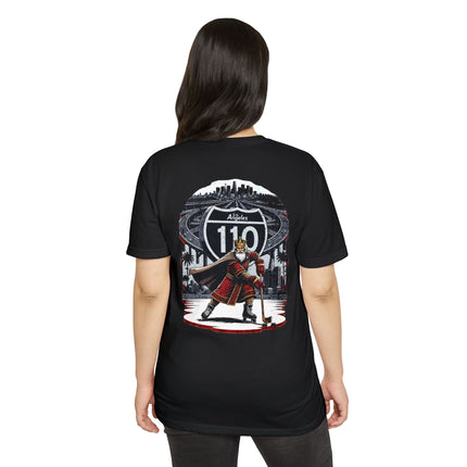 T-Shirt: Los Angeles Interstate 110 Kings Hockey Tee, tailgating at the beach