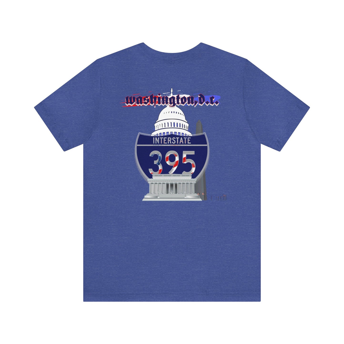 i-396 Washington DC,  Unisex Jersey Short Sleeve Tee